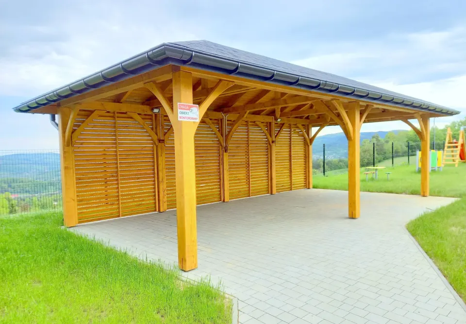 Wiata drewniana 4×10 - Lipowe Wzgórze